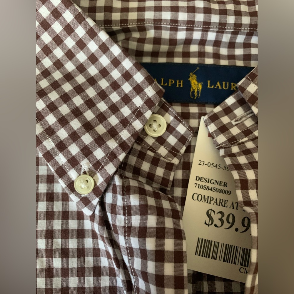 NWT Mens Ralph Lauren long sleeve